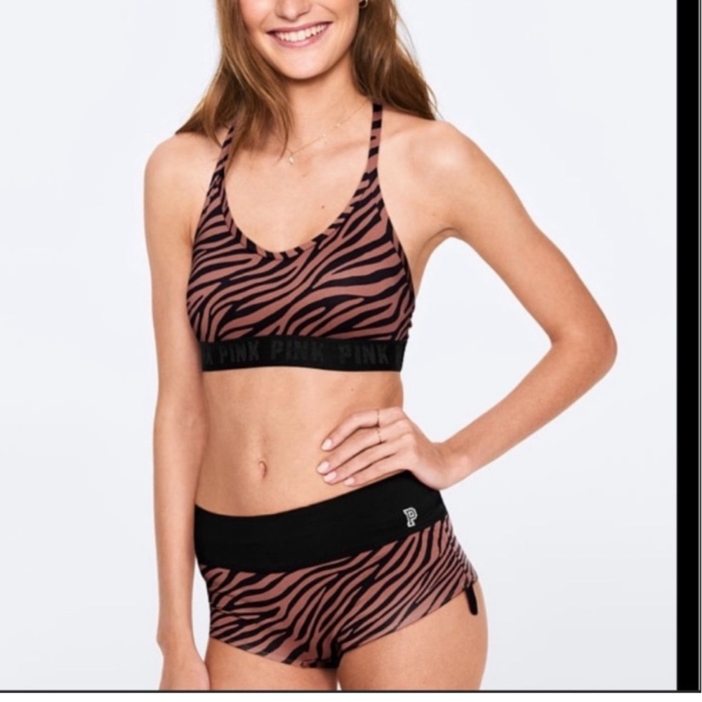 NWT VS pink swim bottoms